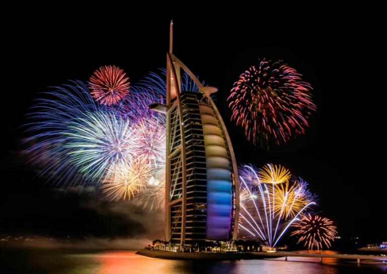 New year yacht party in Burj Al Arab Dubai