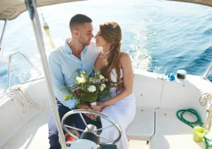 luxury yacht wedding in dubai